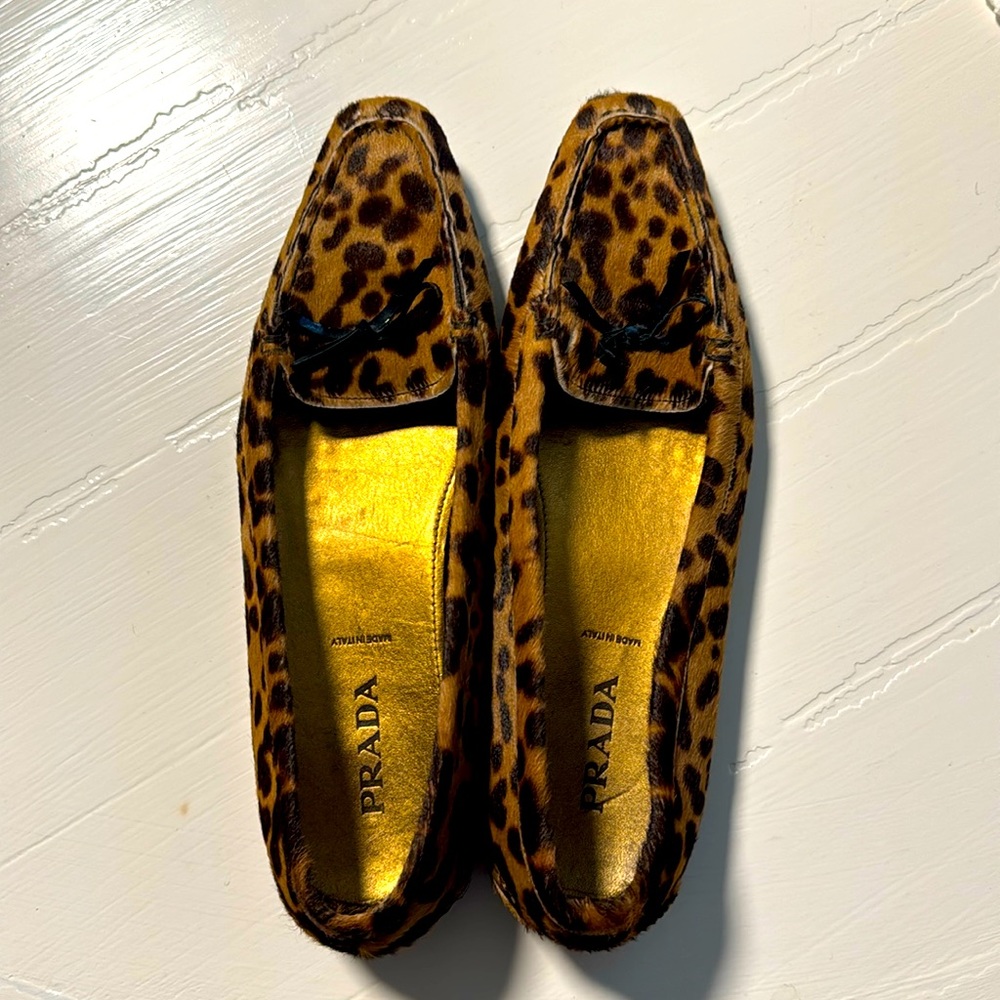 PRADA LEOPARD LOAFERS!!!!